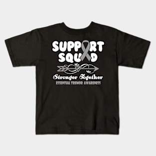 Essential Tremor Awareness Support Squad Stronger Together - In This Family We Fight Together Kids T-Shirt